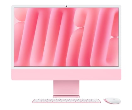 All-in-One Apple iMac 24 M4/16GB/256/MacOS Retina 4,5K Różowy 8R GPU